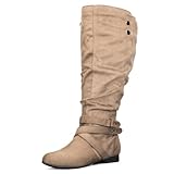 mysoft Womens Extra Wide Calf Boots Knee High Slouchy...