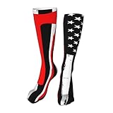 Nuzjahu USA Flag and Firefighters Red Axe Print...