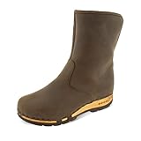 woody Ulli Clog Women's Slip-On Boots, Caffe, 42 EU