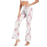 CHIFIGNO Yoga Pants Flare for Women High Waist Bootcut...
