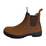 ROCKROOSTER 6 Inch Chelsea Work Boots for men, Soft Toe...