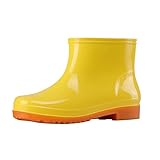 Women's Waterproof Ankle Rain Boots Slip Resistant...