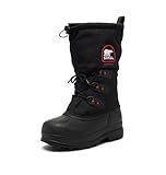 Sorel Men's Glacier XT, Black/Red Quartz, 9