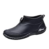 XDFVC Womens Rain Boots Waterproof Ankle Boots for Men...