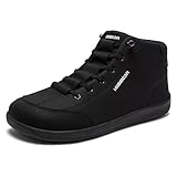 HOBIBEAR Leather Barefoot Boots Zero-Drop Wide Width...