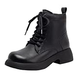 Women's Ankle Snow Boots With A Round Toe And A Chunky...