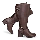 Chicblooms Women's Extra Wide Calf Knee High Riding...