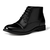 Amazon Essentials Men's Cap Toe Ankle Dress Boots,...