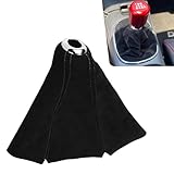 CouTunp Car Shift Boot Cover, Suede Leather Auto Gear...