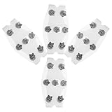 Holibanna 2 Pairs Ice Cleats 7-Tooth Manganese Spikes,...