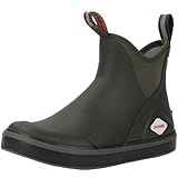 Showave Men's Deck Boots Waterproof Ankle Rubber Rain...