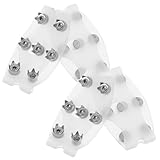 ifundom 2 Pairs 7-Tooth Manganese Steel Ice Cleats...