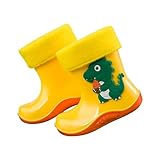 Rain Boots for Girls Boys Insulated Waterproof Rubber...