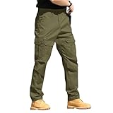 Cargo Work Pants for Men Tactical Ripstop Multi Pockets...