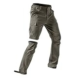Convertible Cargo Tactical Pants for Men Water...