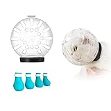 Augegel Cat Muzzle and Boots, Adjustable Headgear for...