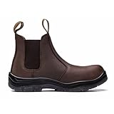 JHYUUKAU Work Safety Boots for Men Waterproof Slip...
