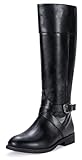 Vepose Women's Black Knee High Boots, Fashion Riding...