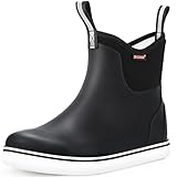 Showave Men's Deck Boots Waterproof Ankle Rubber Rain...