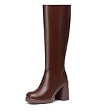 Glamnest Women's Knee High Boots High Heel Platform...