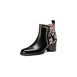 TinaCus Women's Chelsea Boots Genuine Leather Handmade...