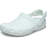 Crocs Unisex-Adult Classic Work Clogs, Adjustable Slip...
