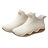 Toumov Ankle Rain Boots Men Women Waterproof Deck Boots...