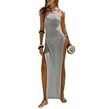 Women's Crochet Knit Swimwear Cover Ups Sexy Backless...