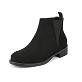 DREAM PAIRS Women's Ankle Boots Chunky Low Heel Chelsea...