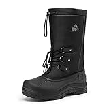 NORTIV 8 Men's Waterproof Winter Snow Boots Insulated...
