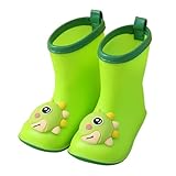Toddler Baby Rain Boots Kids Easy On Waterproof Booties...