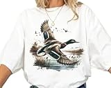 Flying Mallard Duck Sweatshirt for Men & Women, Vintage...