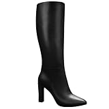 Quorvash Knee High Boots for Women - Long Elastic Faux...