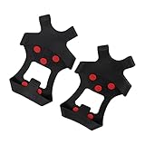 RiToEasysports Snow Anti Slip Shoe Covers, 10 Studs...