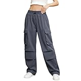 bawilom Cargo Pants for Women Drawstring Elastic...