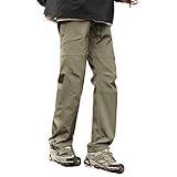 AIMAIBMLD Men Hiking Pants Fleece Mountaineering Cargo...