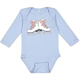 inktastic Cute Ice Skating Boots with Pink Laces and...