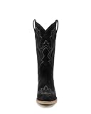 ZXHYZLZ Women’s Cowboy Boots Mid Calf Western Boots...