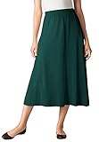 Woman Within Plus Size Petite 7-Day Knit A-Line Skirt -...