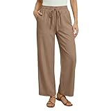 bawilom Womens Palazzo Pants Summer Wide Leg Drawstring...