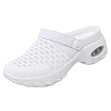 Womens Mesh Sneakers Open Back Slip On Mules...