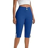 Womens Summer Capri Yoga Pants Spring Soft Cozy Workout...