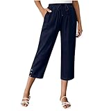 HGps8w Capris for Women Versatile Summer Casual...