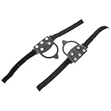 Yardwe Outdoor 5-Spike Ice Cleats Non-Slip Shoe...