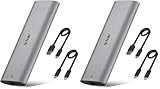 SSK M.2 NVMe Enclosure, Tool-Free SSD Enclosure...