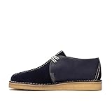 Clarks Men's Suede Desert Trek Shoes, Navy Suede, 8.5...