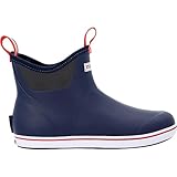Xtratuf mens 22733 Ankle Deck Boot, Navy & Red, 9 US