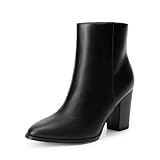 DREAM PAIRS Women's Ankle Boots Chunky Block Heel...