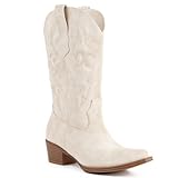 Herrlyn White Cowgirl Boots, Cowboy Boots For Women,...