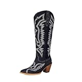 Kekonaca Women's Cowgirl Western Boots Embroidered...
